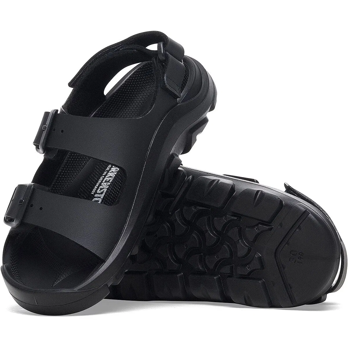 Детские сандалии для мальчиков с застежкой липучкой Mogami Birkenstock, Apex Black Birko Flor — фото 3