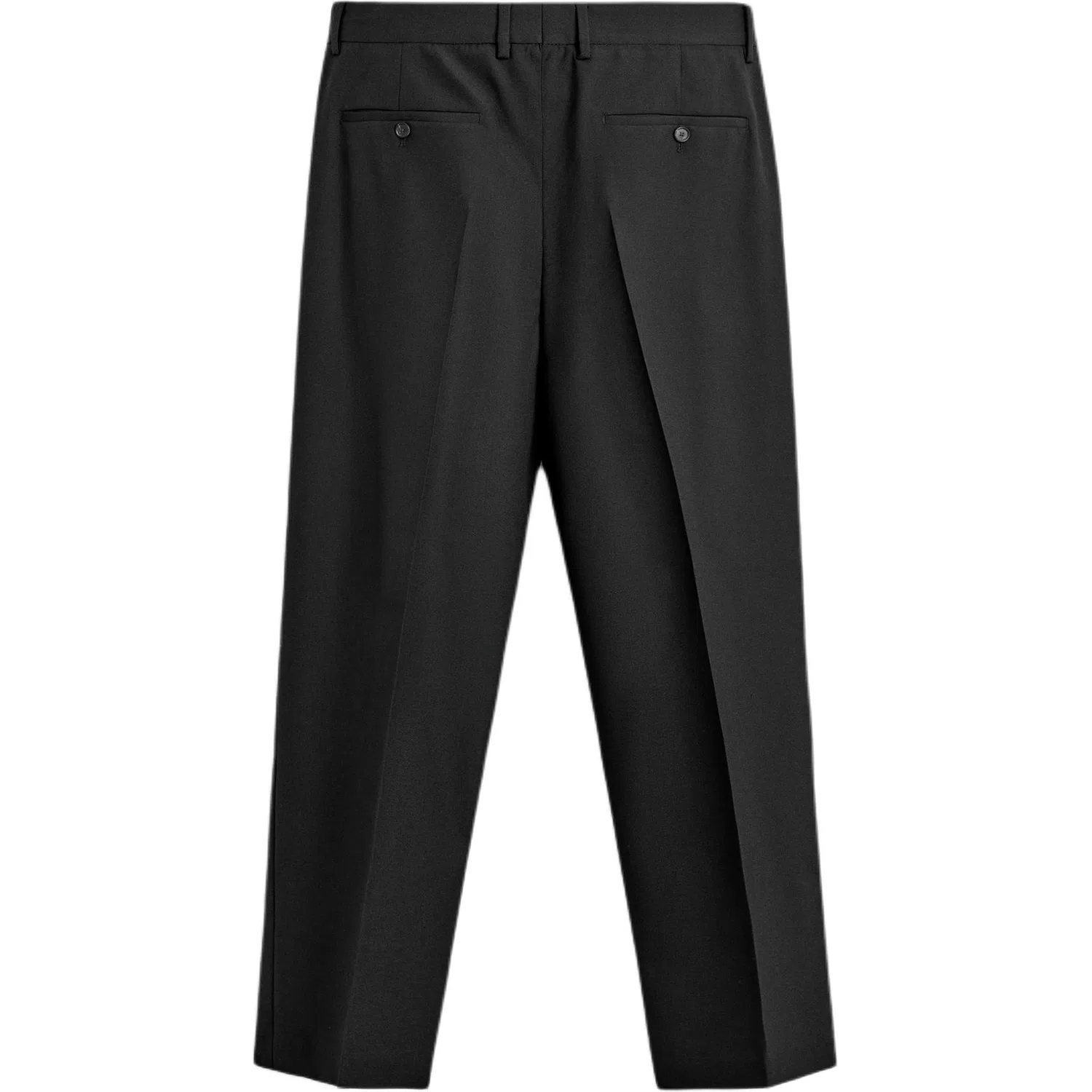Мужские брюки классические с зауженным кроем ZARA, Black — фото 3