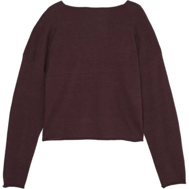 Мужской свитер с круглым вырезом тонкий Brown ZARA, Brown — фото 3