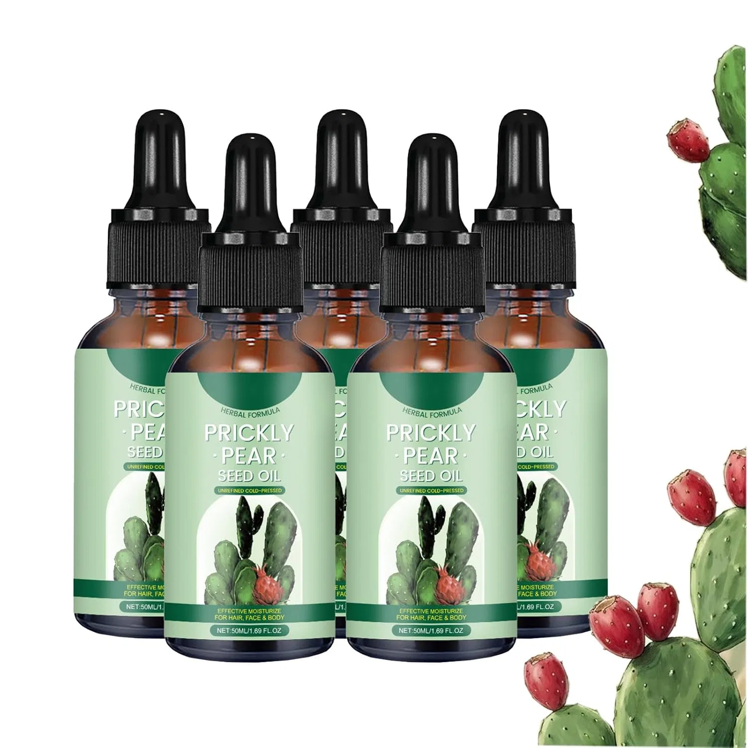Масло для лица и тела, Feigenkernöl, SHEHABOR, 5 шт, 50ml