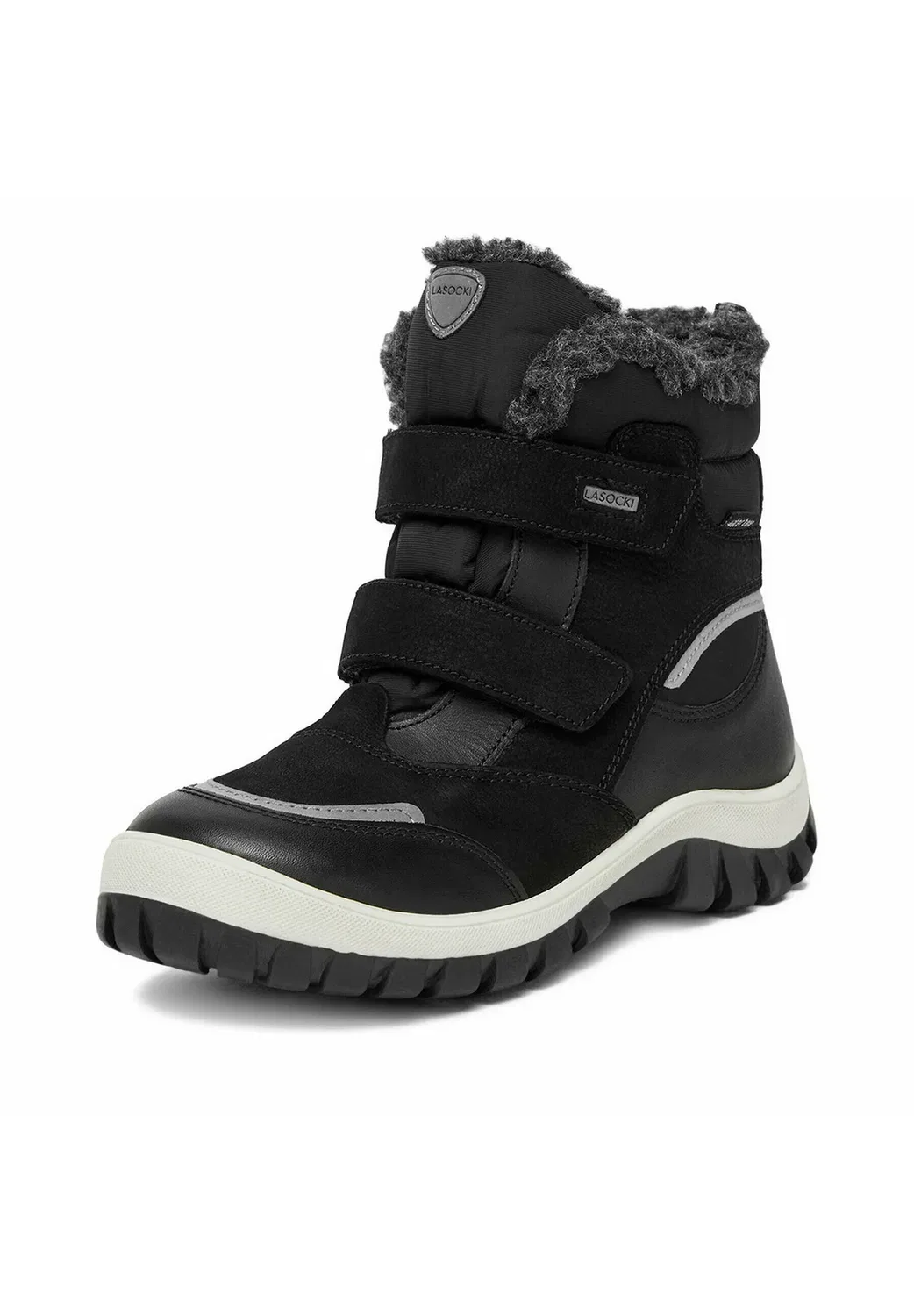 Зимние ботинки для мальчика ceo-ci12-1797-24 - зимние ботинки Lasocki Young, Black — фото 3