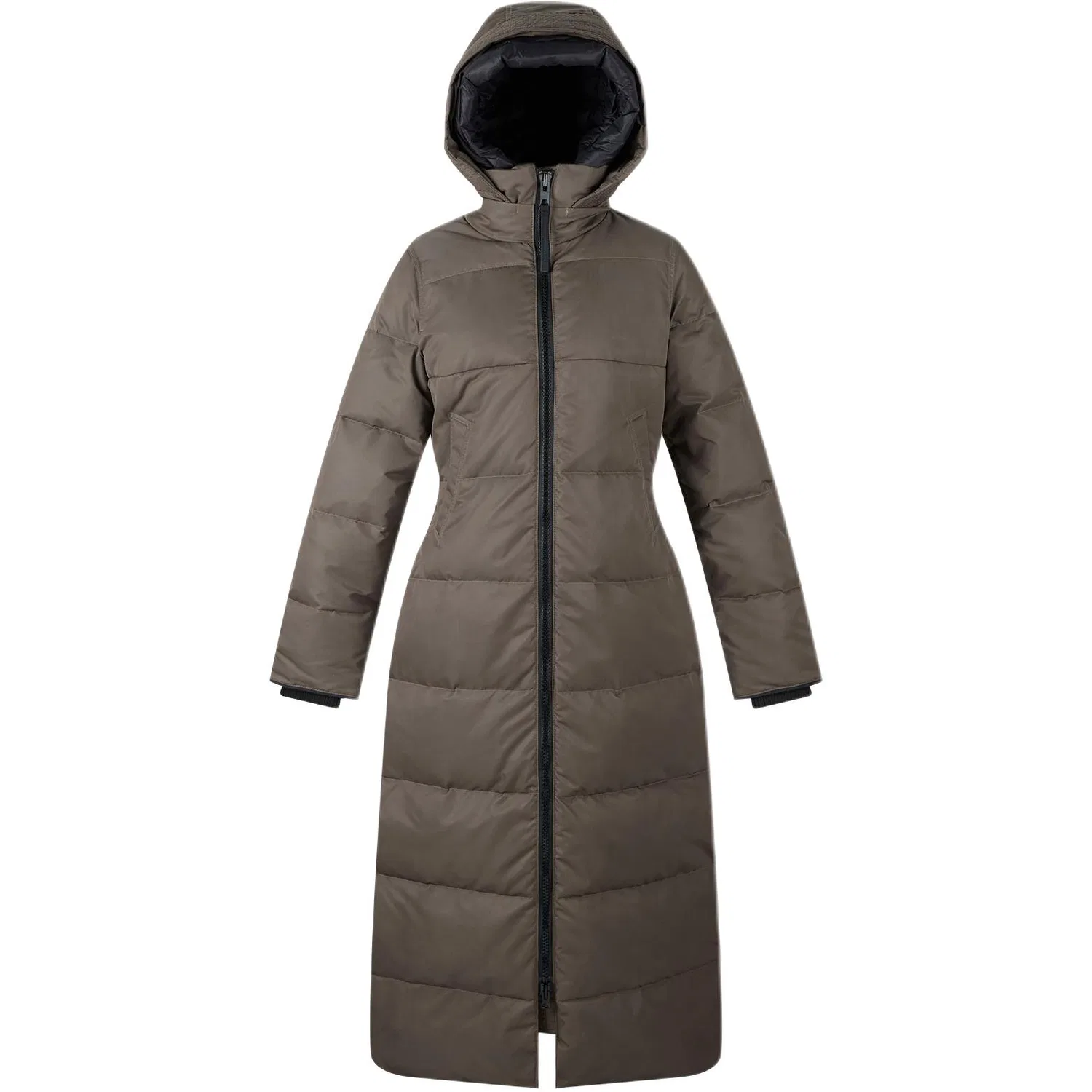 Женская куртка пуховая с капюшоном Canada Goose, Brown