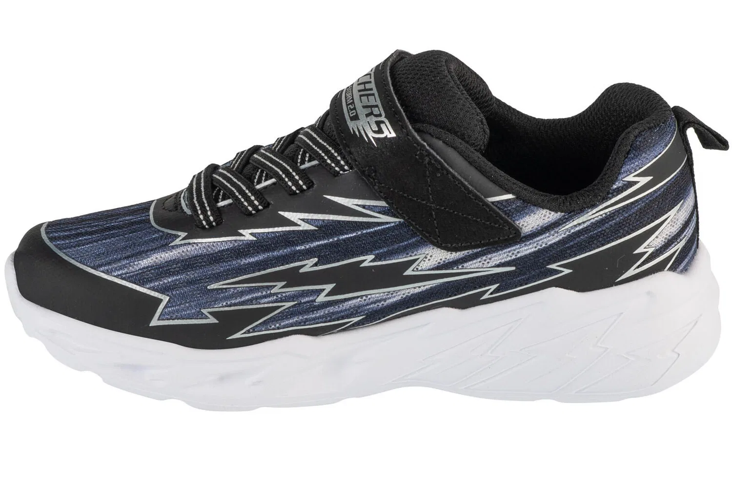 Детские кроссовки с LED-подсветкой Skechers S-Lights Light Storm 2.0, Schwarz — фото 2