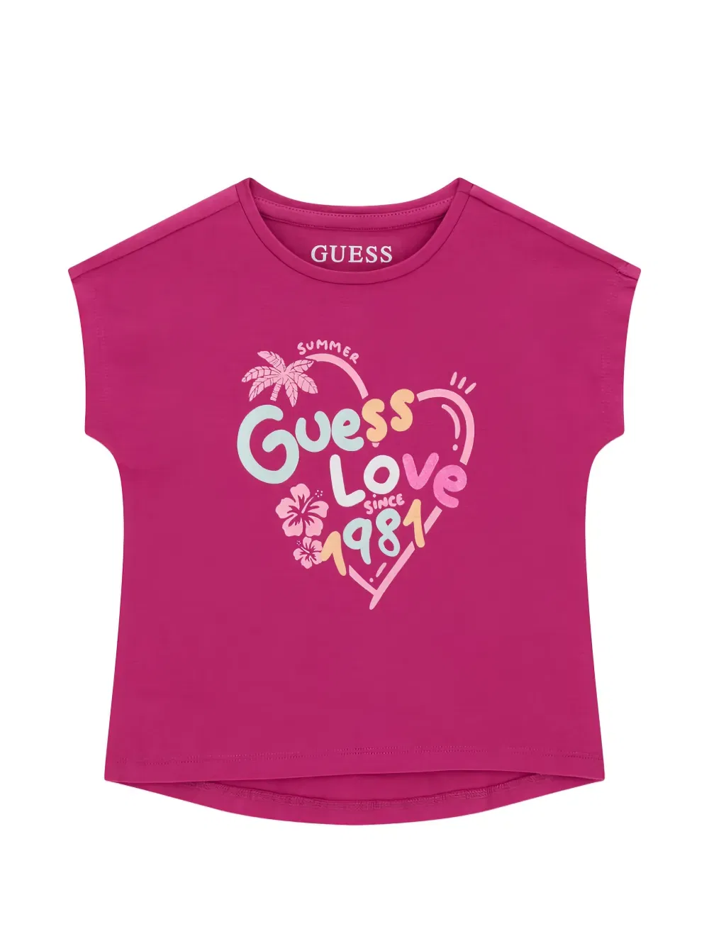 Футболка GUESS USA, розовый