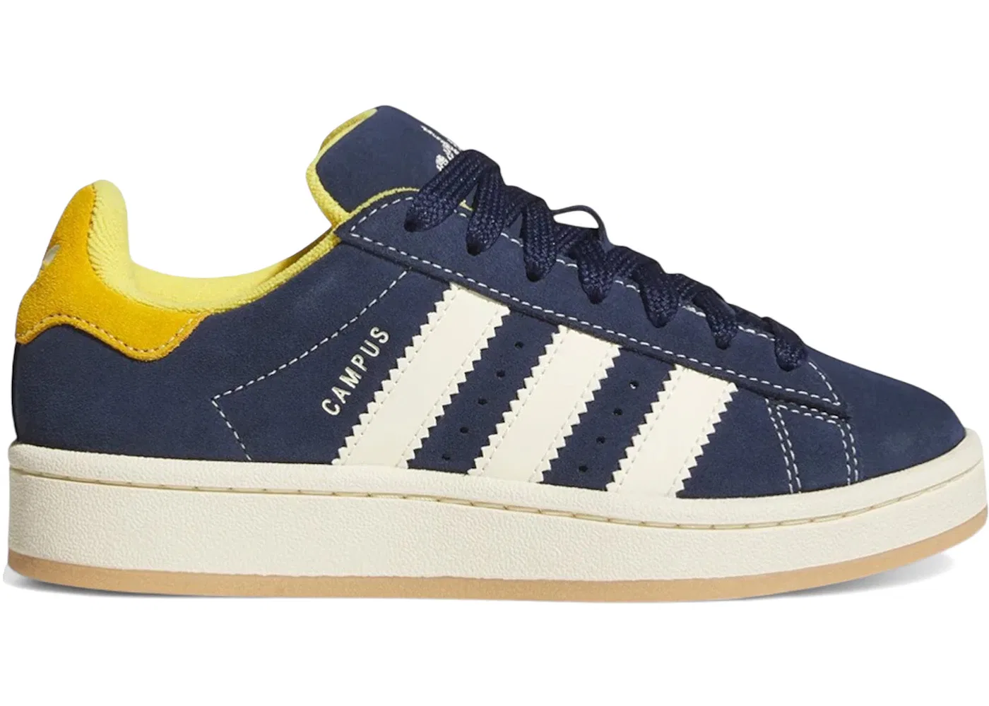 Детские кроссовки Lifestyle с замшевым верхом Adidas Campus 00s, Indigo/Yellow