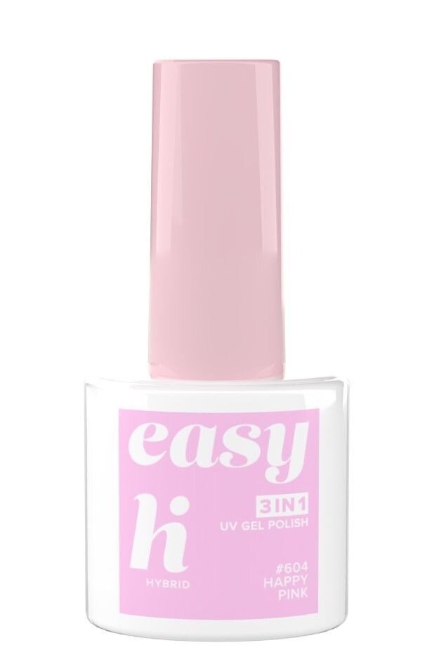 

Hi Hybrid Easy 3w1 гибридный лак для ногтей, 604 Happy Pink