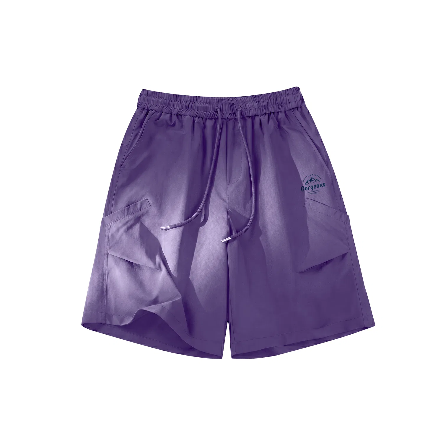 Детские шорты с принтом Ice Silk Sun Protection Purple WARRIOR