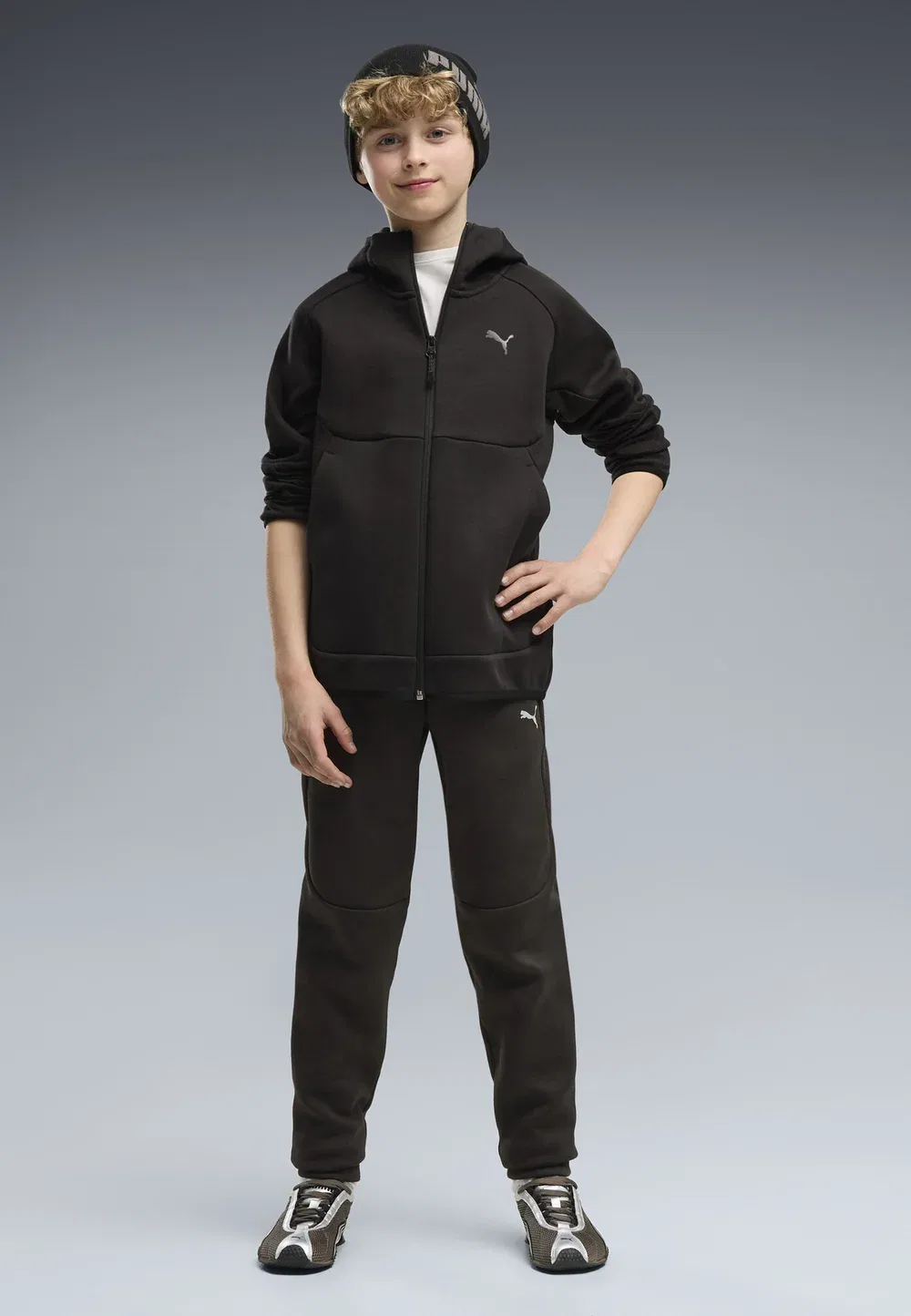 Технологичная толстовка на молнии Puma, Black