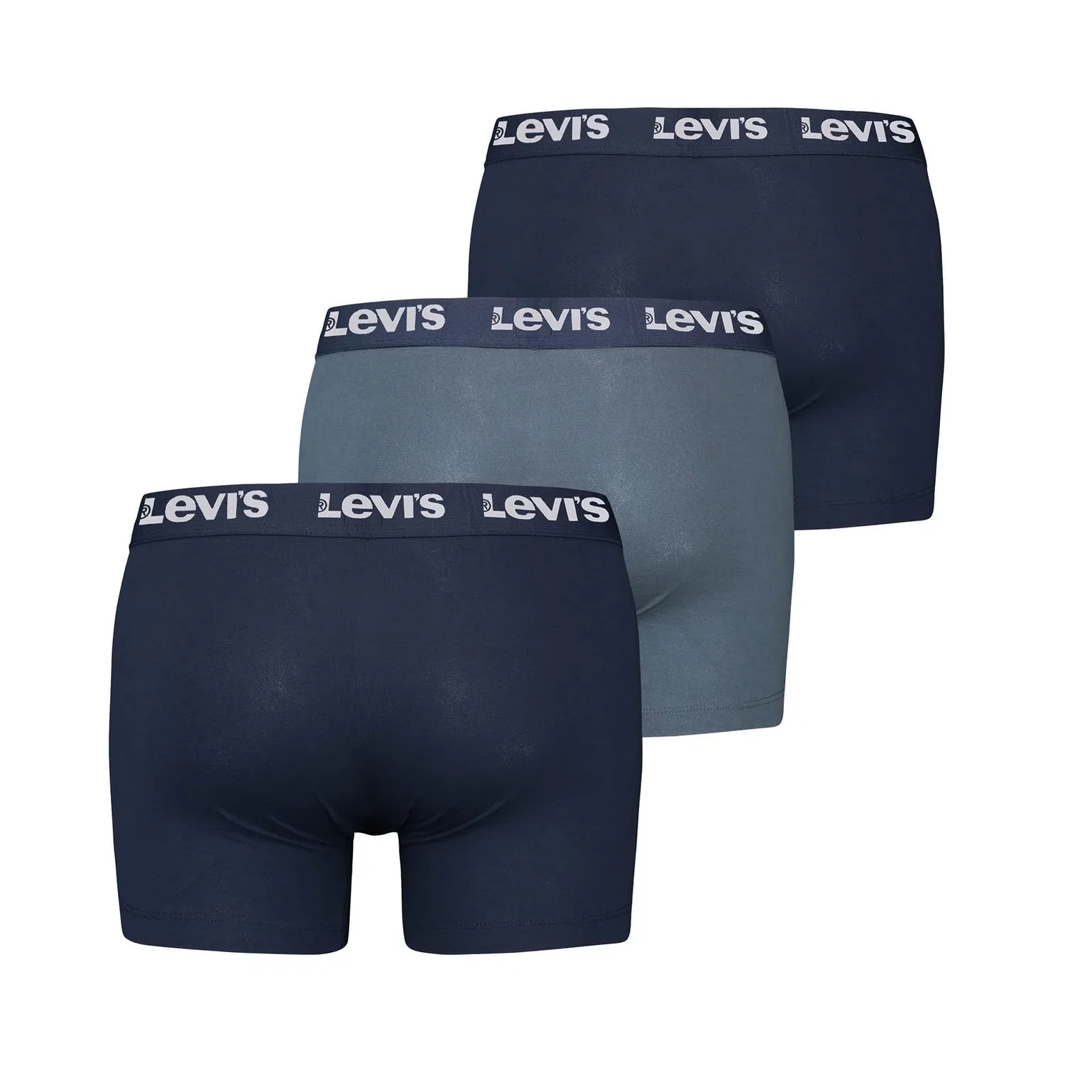 Мужские боксеры 3 шт Levi's, Dark Blue — фото 2