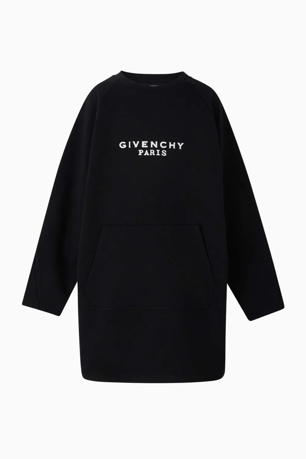 Платье из футера с логотипом Givenchy, черный