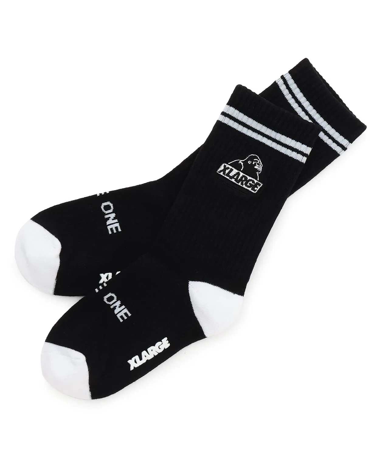 Детские носки с вышивкой OG Gorilla XLARGE KIDS, Black