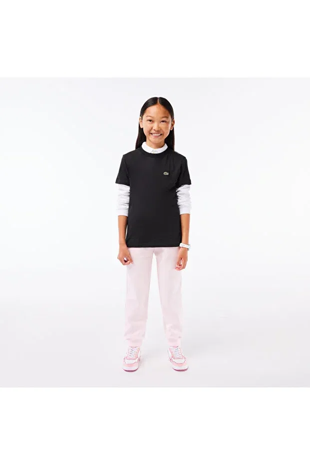 Детская футболка с круглым вырезом Lacoste, 031-Black