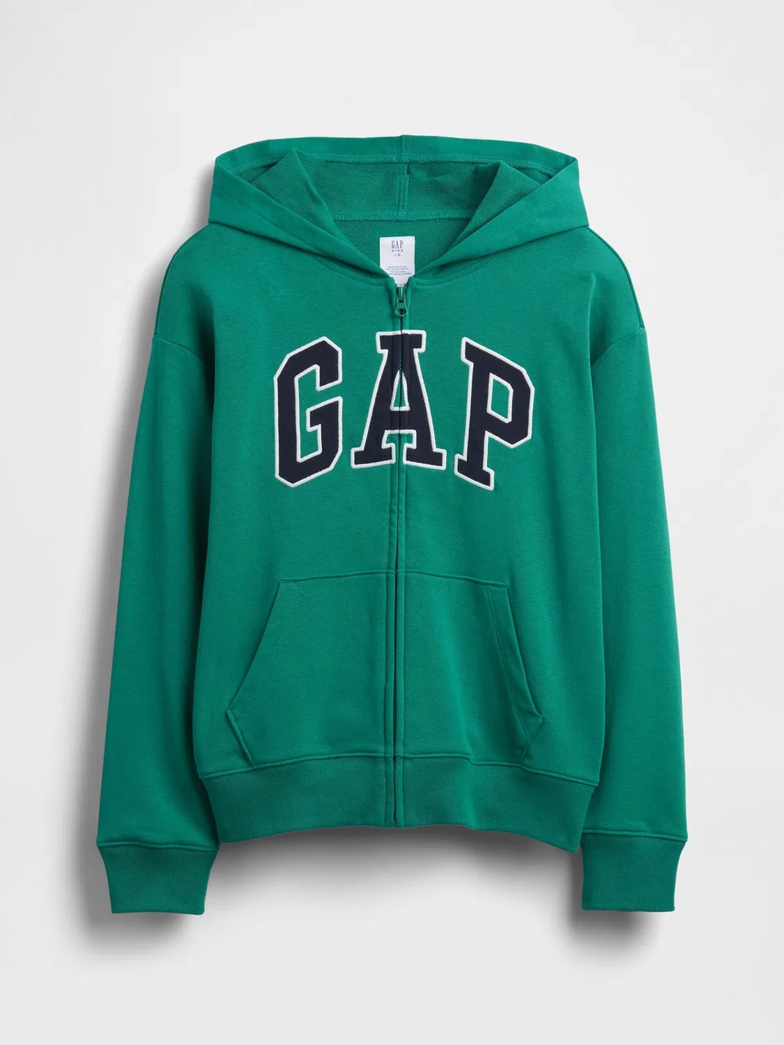 Худи с капюшоном, свободная посадка, VintageSoft Gap, зеленый — фото 4
