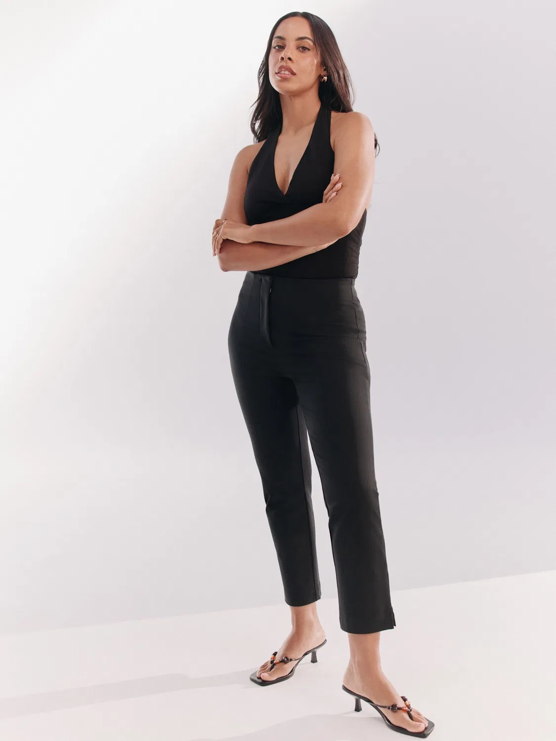 Леггинсы капри Stretch Capri Next, черный