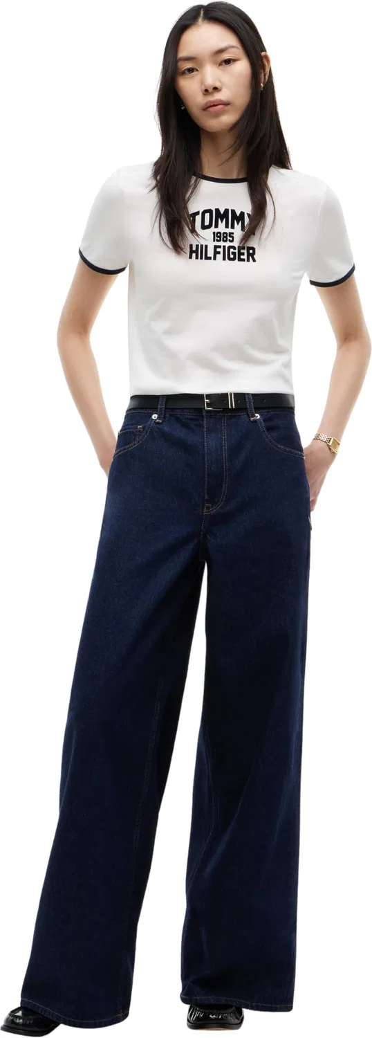Женские джинсы с широкими штанинами DNM New Doreen 70's Wide Leg HW Tommy Hilfiger, Denim (Rinse New Doreen) — фото 4