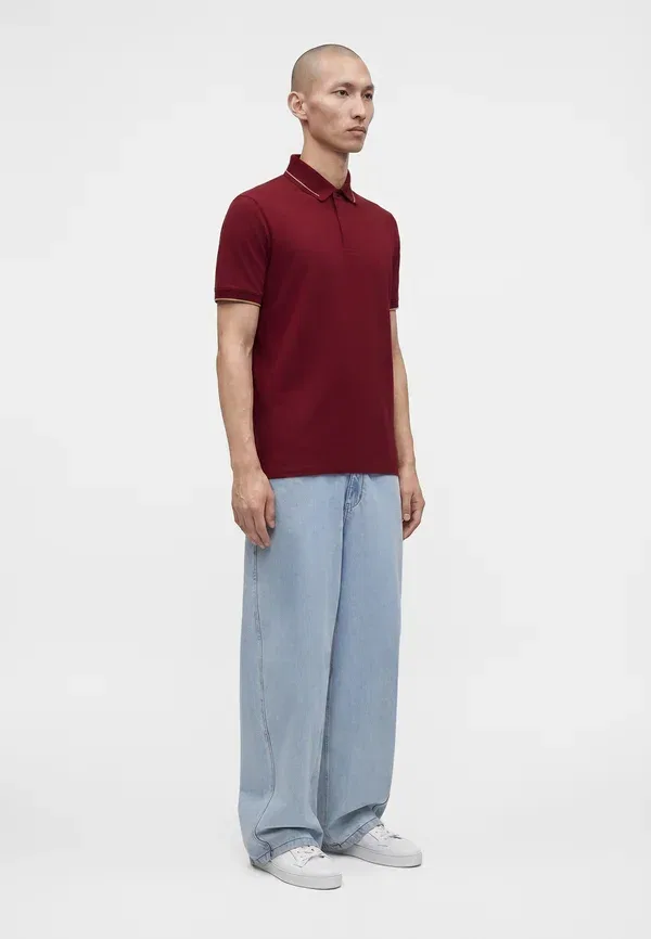 Футболка поло Emporio Armani, мерло — фото 4