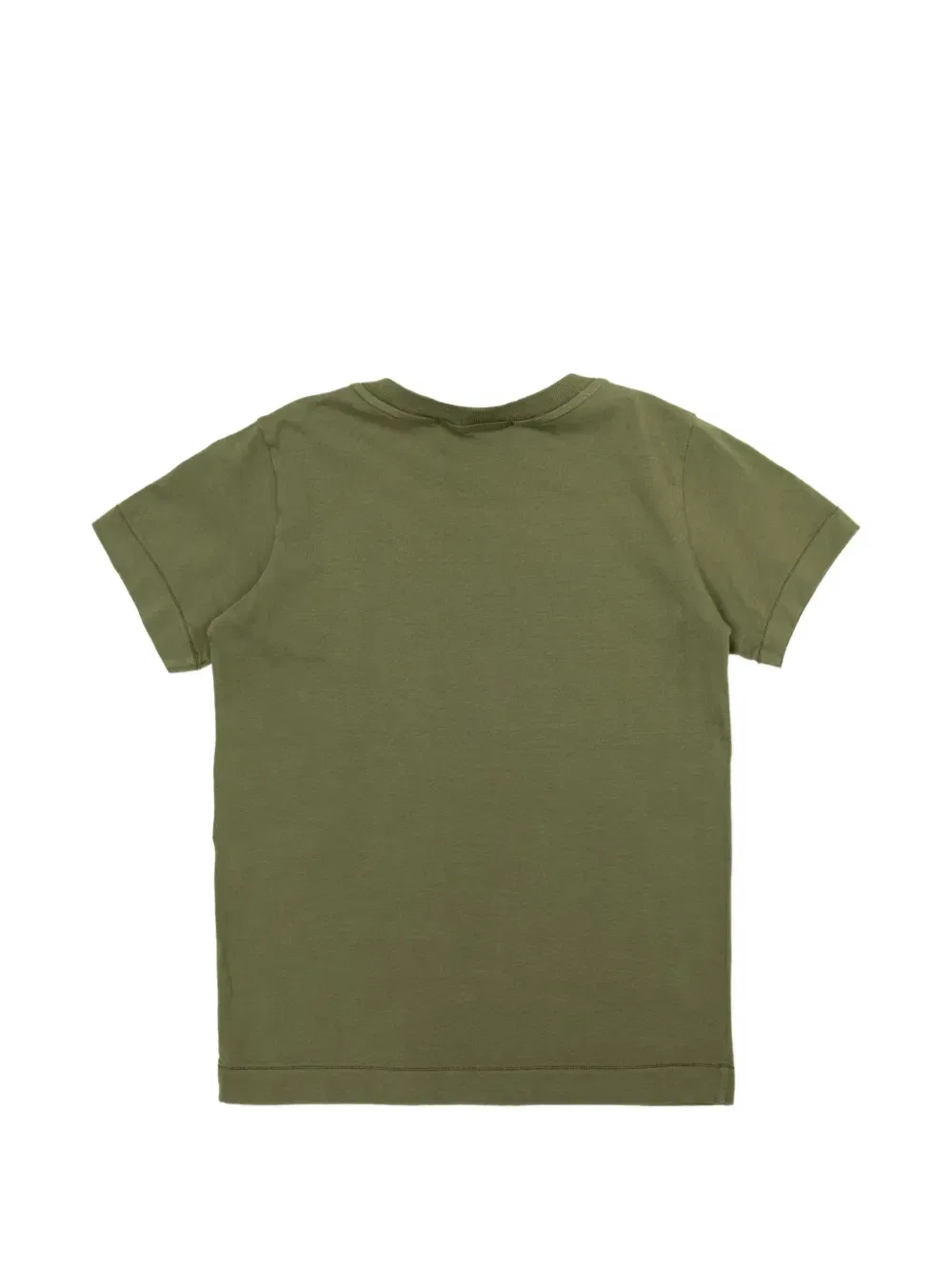Футболка с нашивкой-логотипом Stone Island Junior, зеленый — фото 2