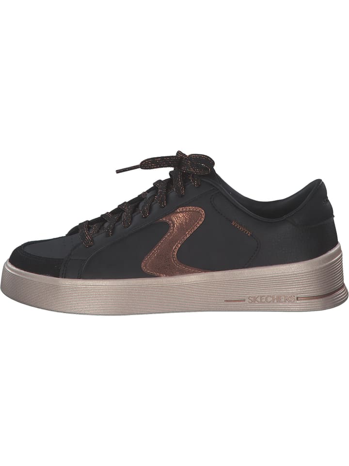 Элегантные туфли на шнуровке Skechers, цвет black/brown trim — фото 2