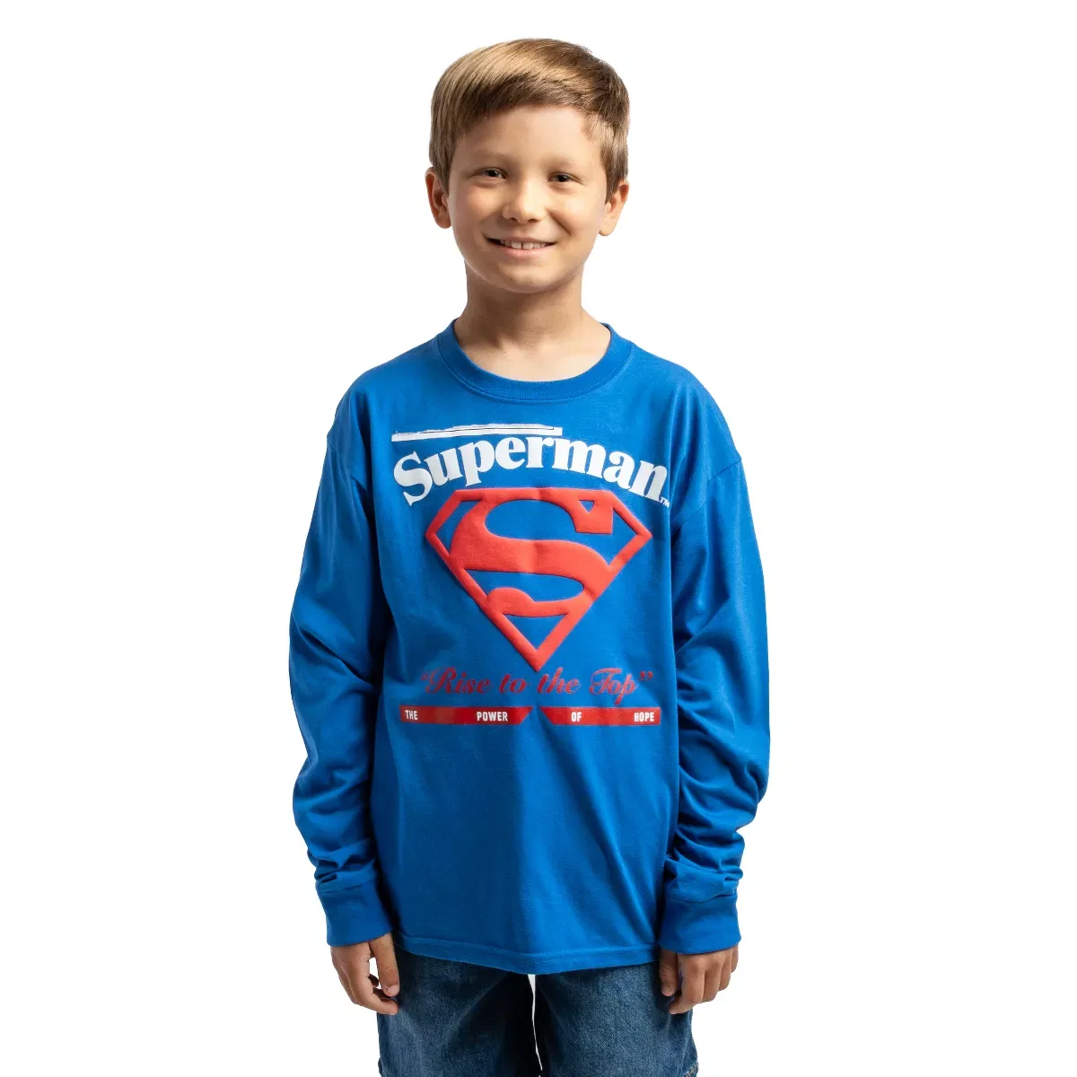 Детский комплект футболок с длинным рукавом Superman, 3 предмета, Superman — фото 4