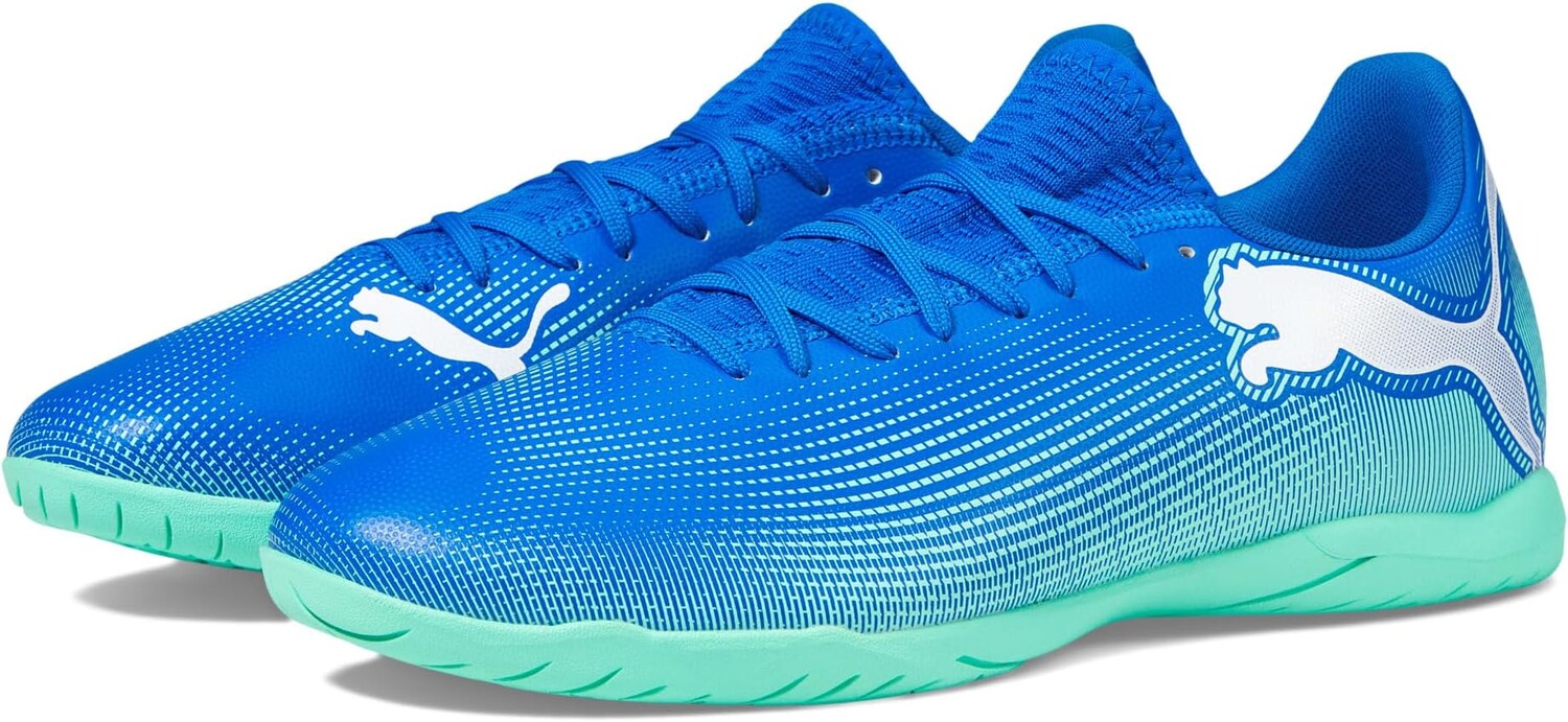 

Кроссовки PUMA Future 7 Play It, цвет Hyperlink Blue-Mint-Puma White