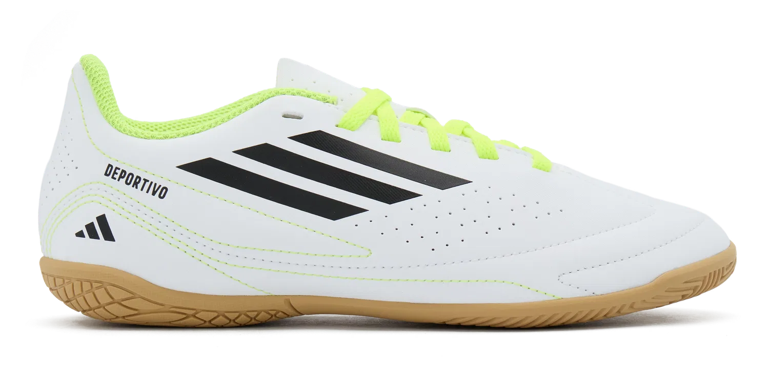 Детские футбольные бутсы Adidas Deportivo III IN J, белый