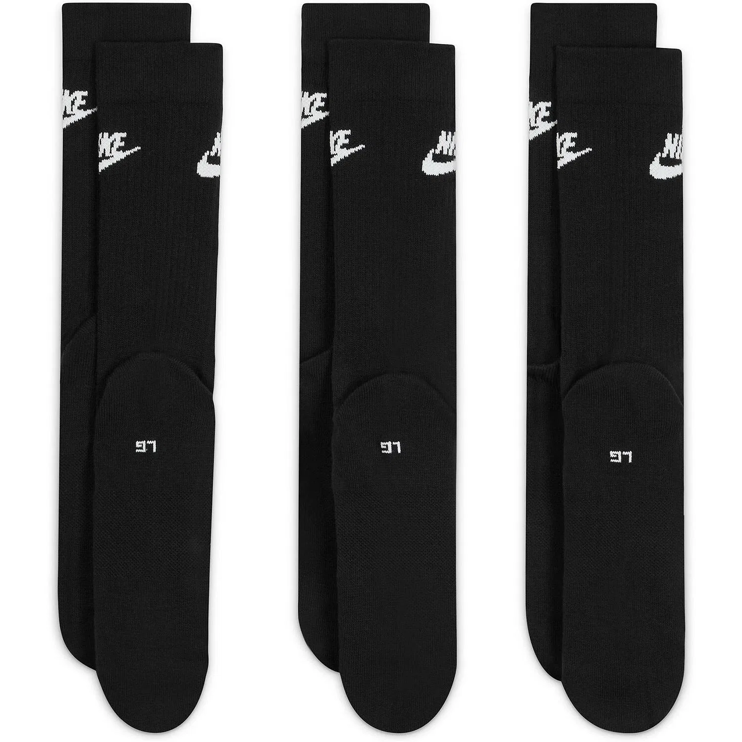 Мужские носки с технологией Dri-FIT Nike Sportswear Everyday Essential, Цвет: Schwarz — фото 3