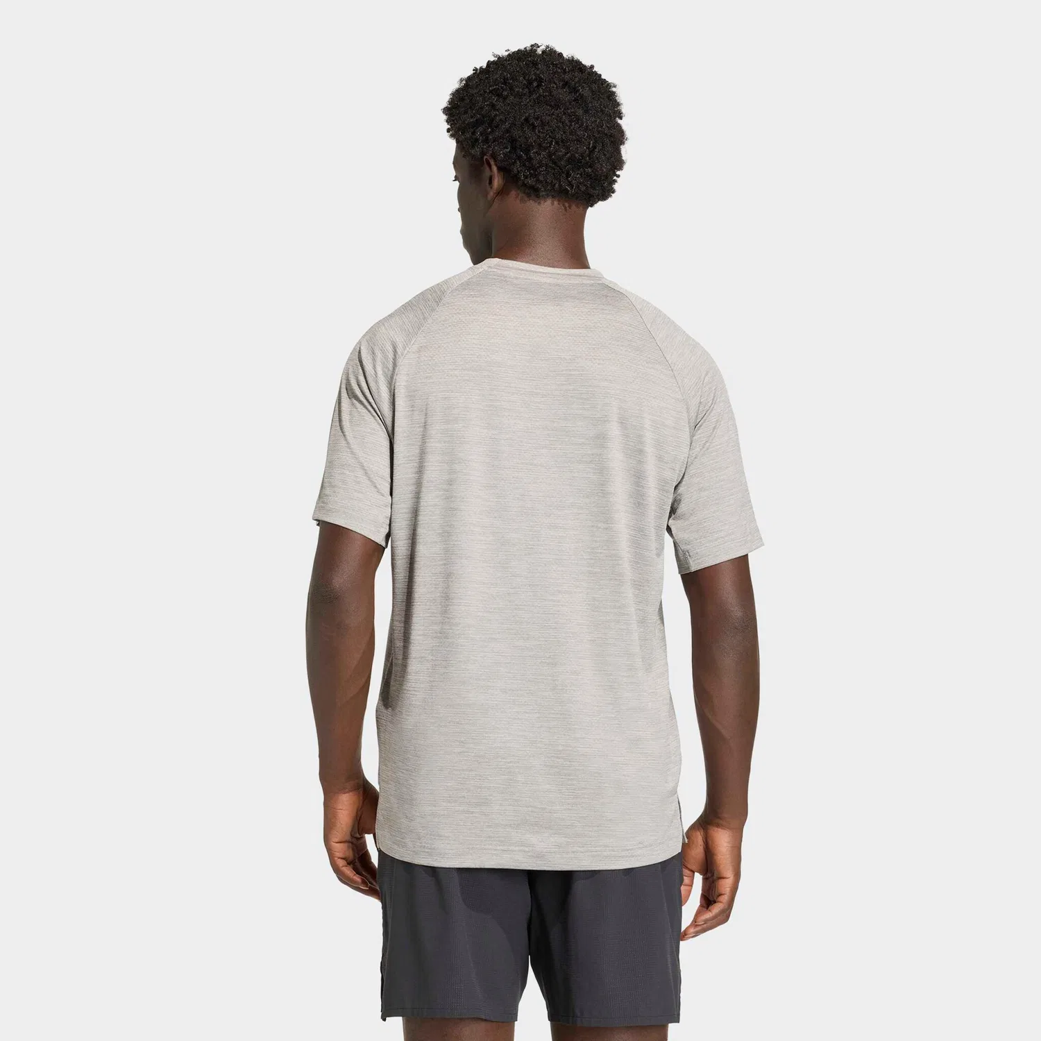 Мужская футболка с технологией Climacool Adidas Performance, Grey Two/Ch Solid Grey — фото 2