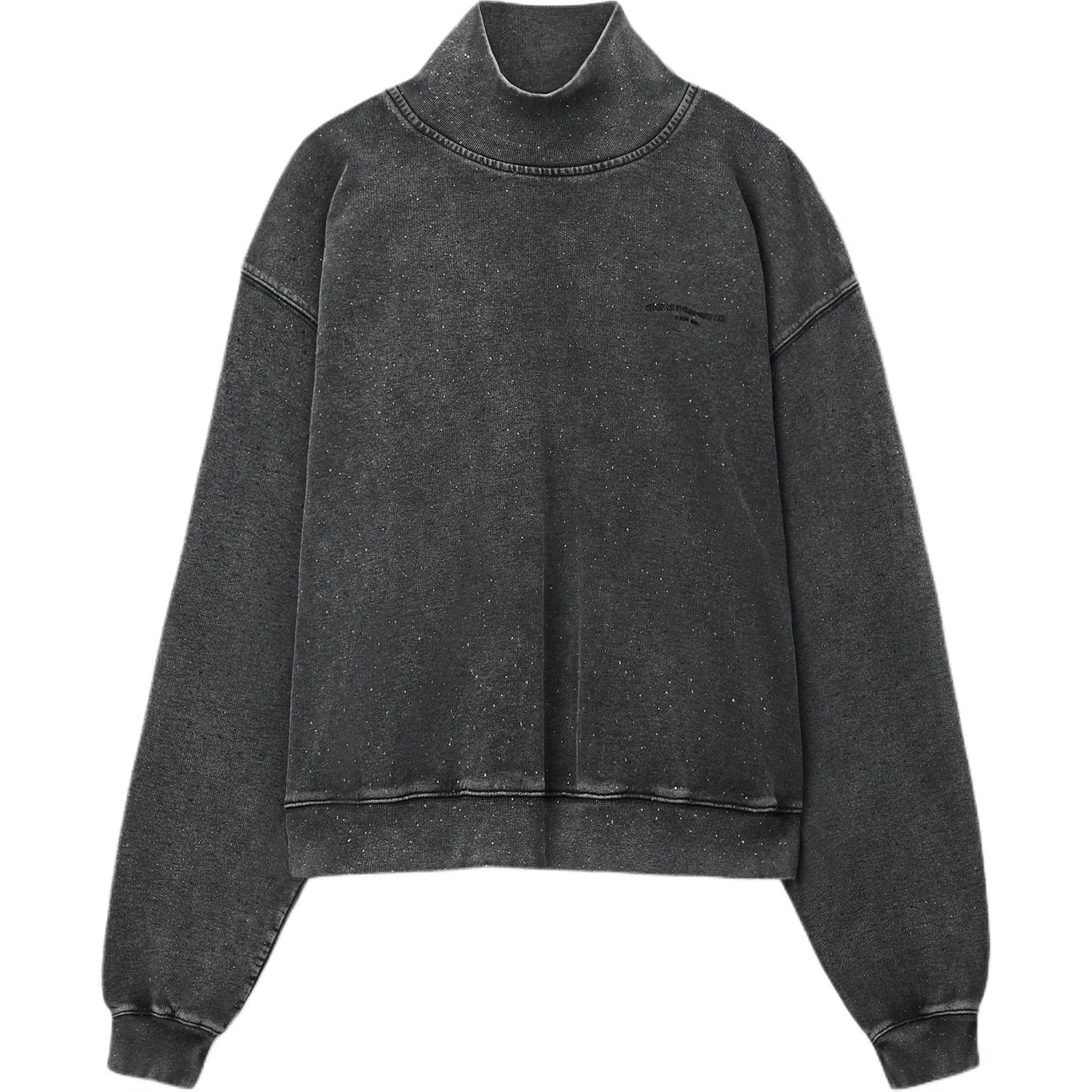 Женский свитшот с водолазкой Washed Asphalt Alexander Wang, Washed Asphalt