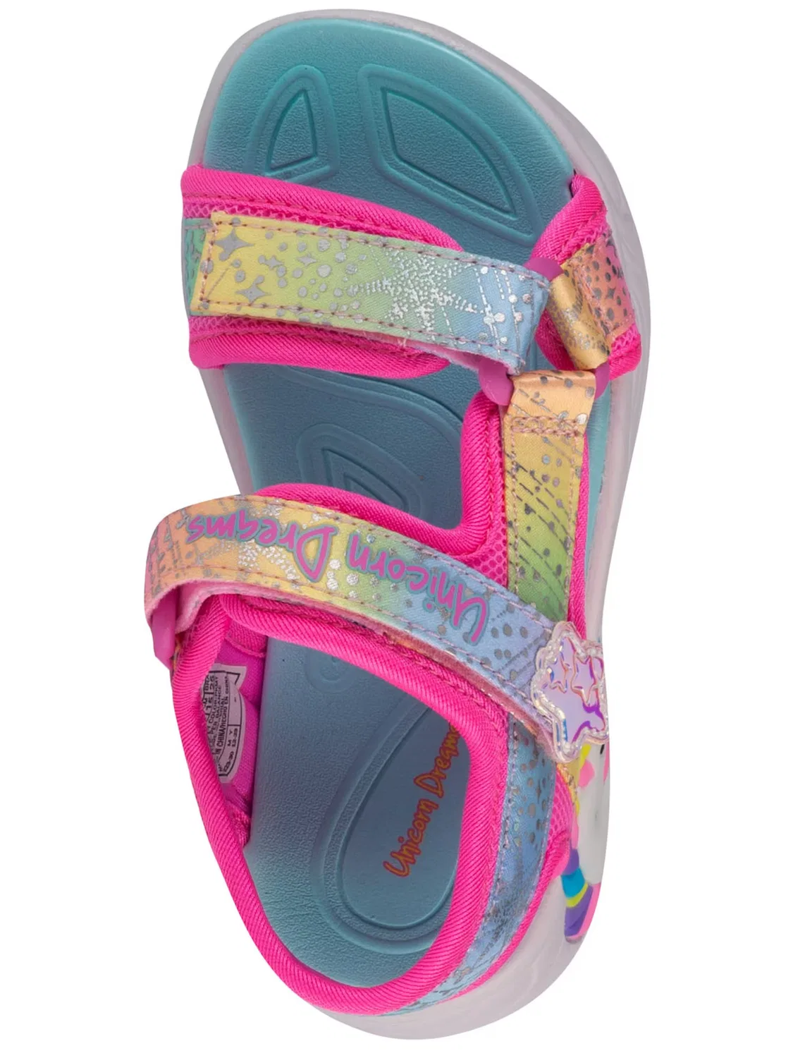 Сандалии SKECHERS Skechers Unicorn Dreams - Majestic Bliss розового цвета — фото 4