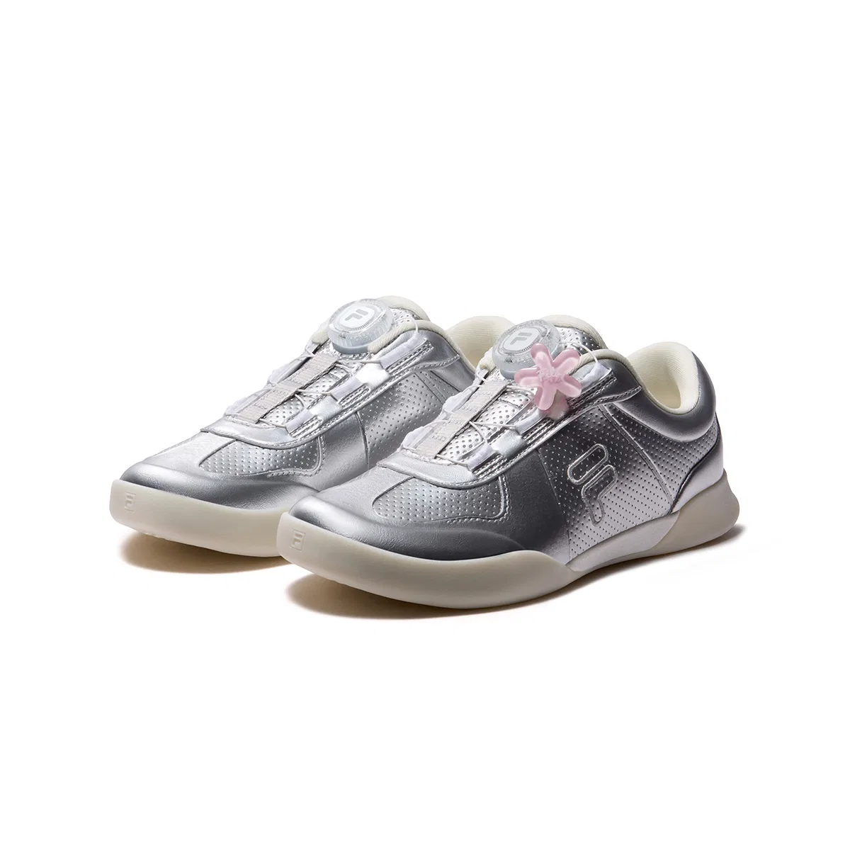 Детские повседневные кроссовки Space Silver/Asparagus White Heritage FHT FILA KIDS — фото 4
