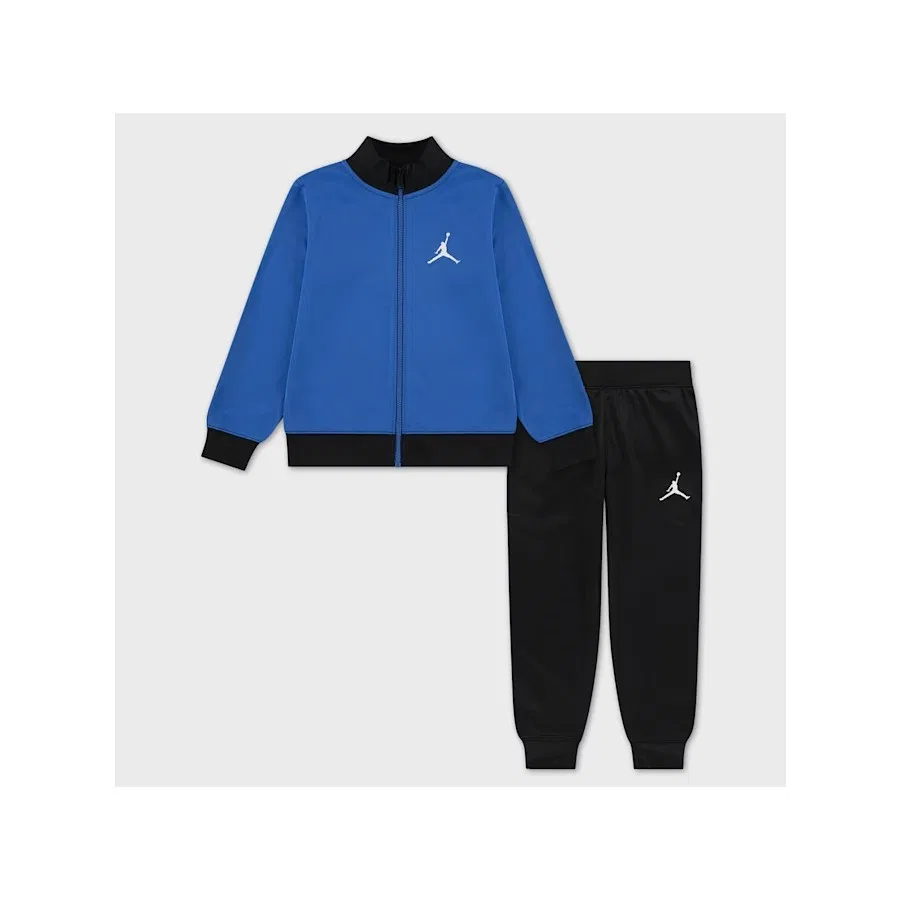 Детский спортивный комплект из двух предметов Nike Jordan JDN Air Jordan Tricot Set, Сине-черный