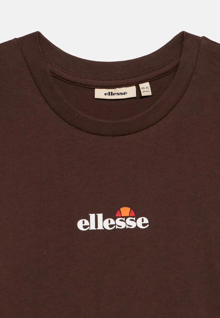 Футболка ELLESSE 'Durare' темно-коричневого цвета — фото 3