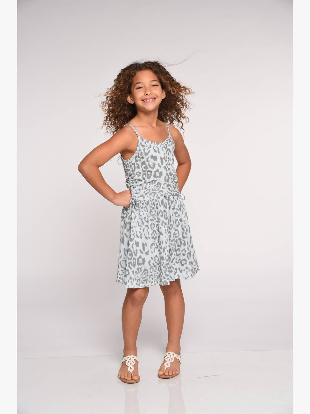 

Little | Big | Tween Girls Платье повседневное в стиле леопарда и гепарда Truly Me