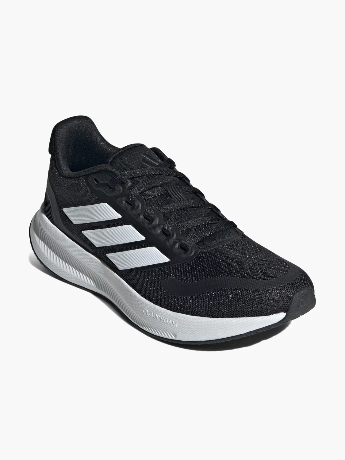 Детские беговые кроссовки с Cloudfoam Adidas, черный — фото 3