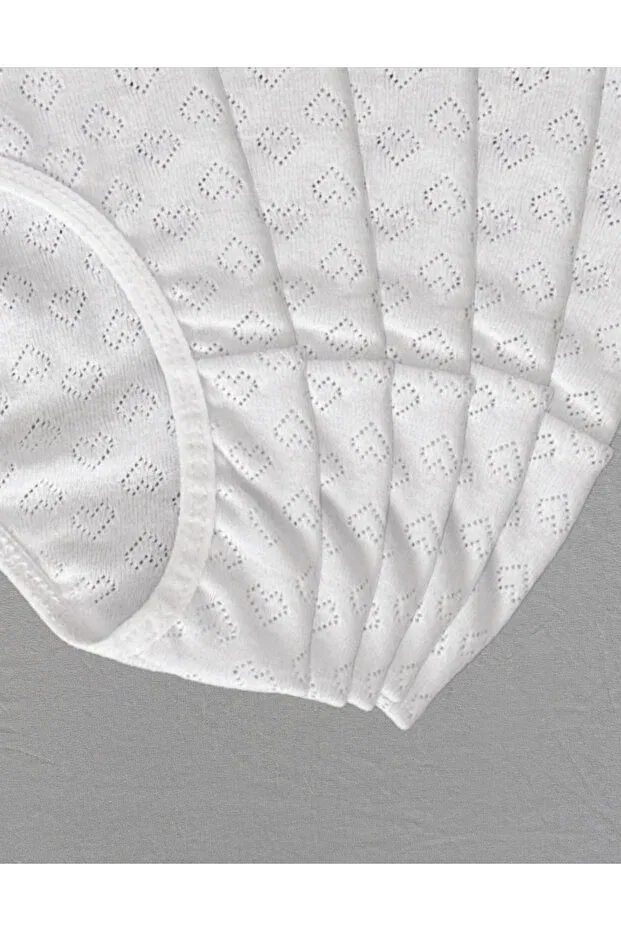 Детские трусы для девочек хлопковые Basics Alya Underwear, White — фото 3