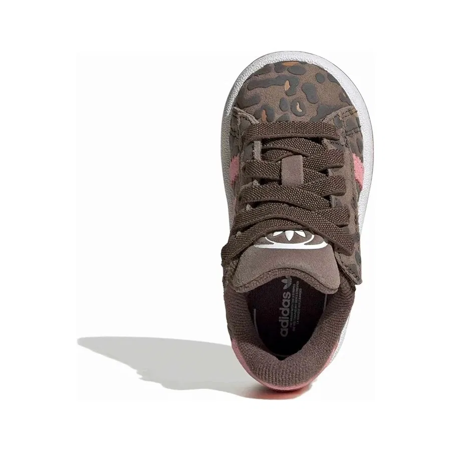 Детские спортивные кроссовки с эластичной шнуровкой Campus 00S Comfort Closure Elastic Lace Shoes adidas, Коричневый — фото 3