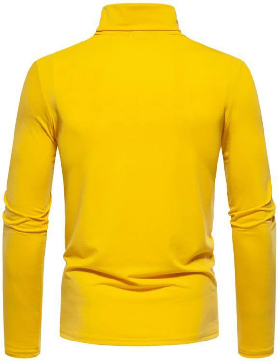 Мужская водолазка slim fit термобелье, Yellow — фото 3