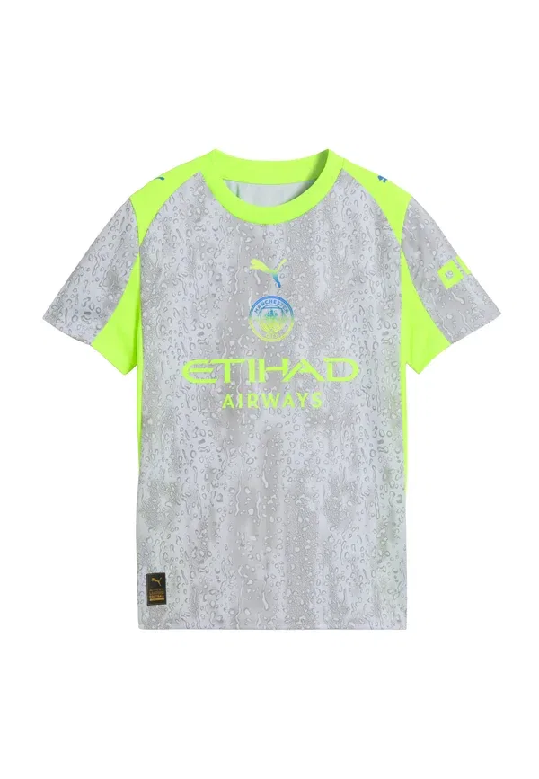Футболка с принтом Manchester city Puma Cool Weather Pro Green, зеленый
