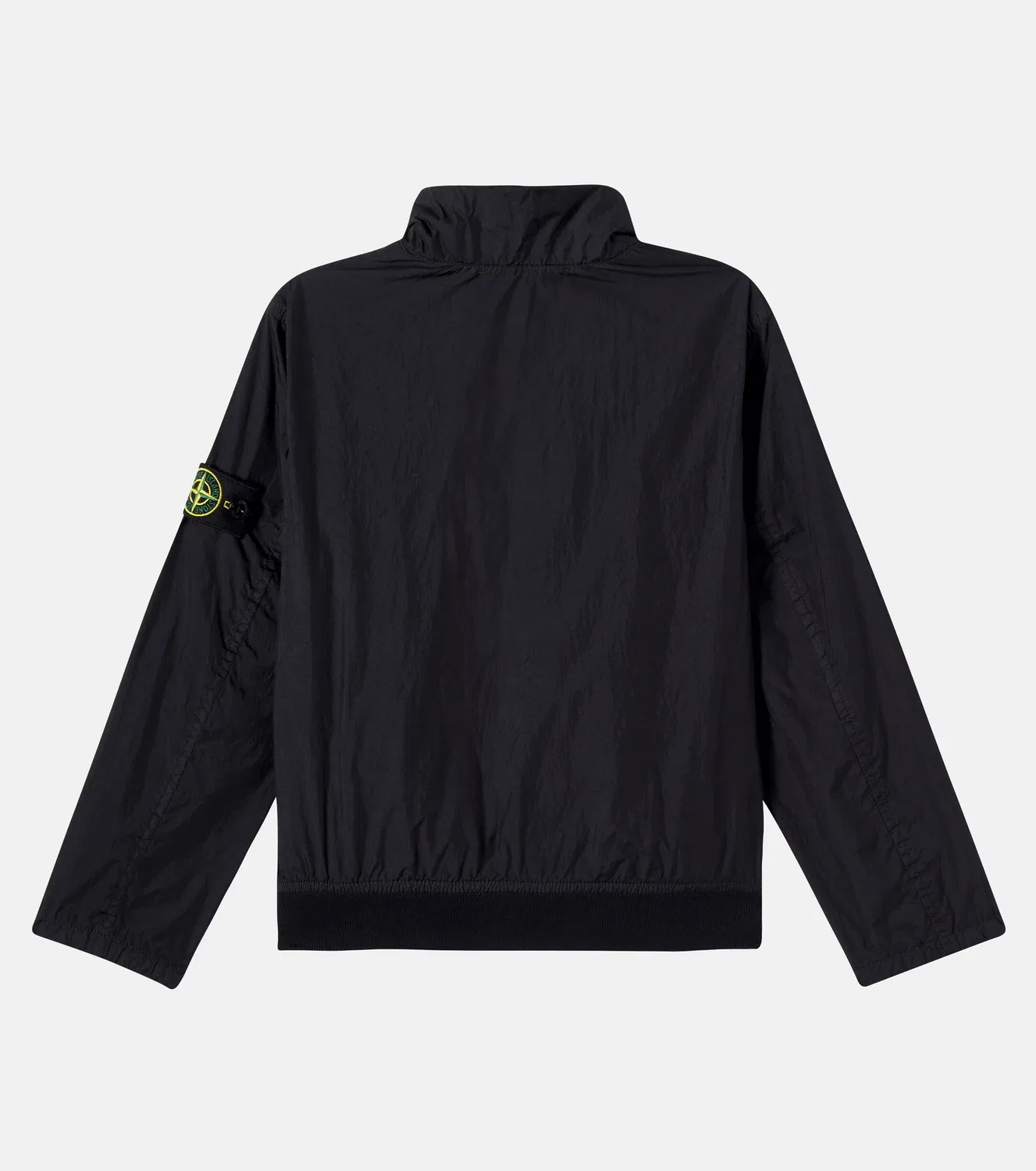Легкая куртка техническая Stone Island Junior, черный — фото 2