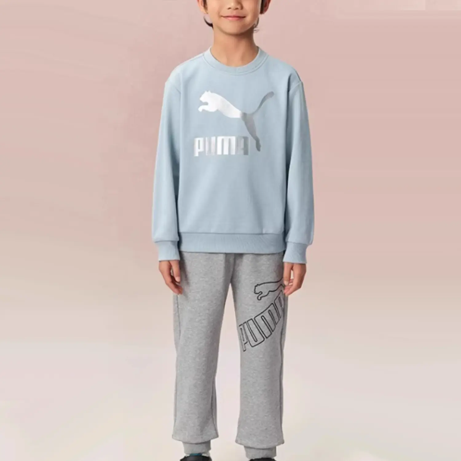 Свитшот Sportstyle Series детский PUMA, светло-голубой — фото 2