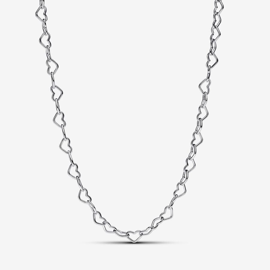 

Колье Pandora Linked Hearts Collier, серебро