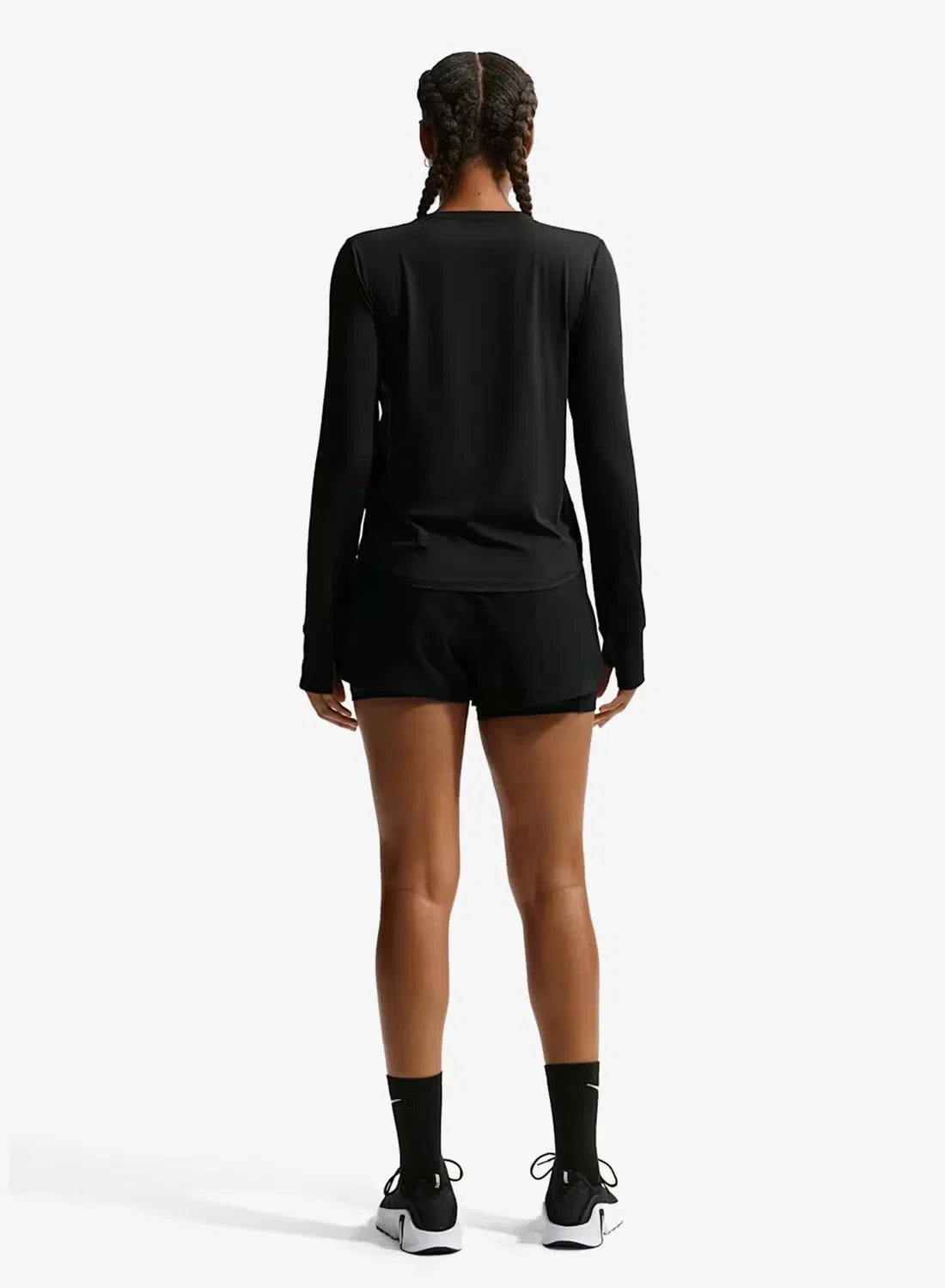 Футболка с быстросохнущей тканью Dri-Fit One Classic Nike, черный — фото 4