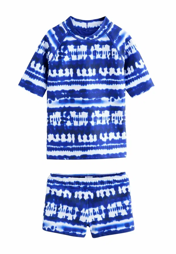 Купальник, принт, Regular fit set, Next Tie Dye, синий