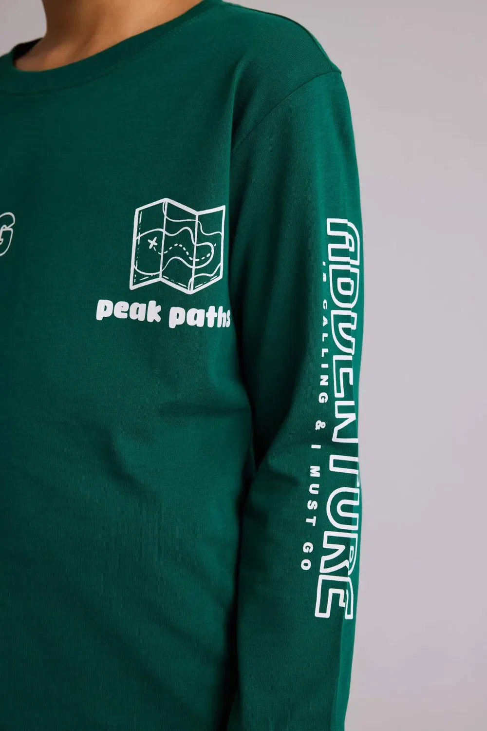 Комплект пижам из 2 предметов хлопковый G9972A826SPGN651 Defacto, зеленый — фото 4