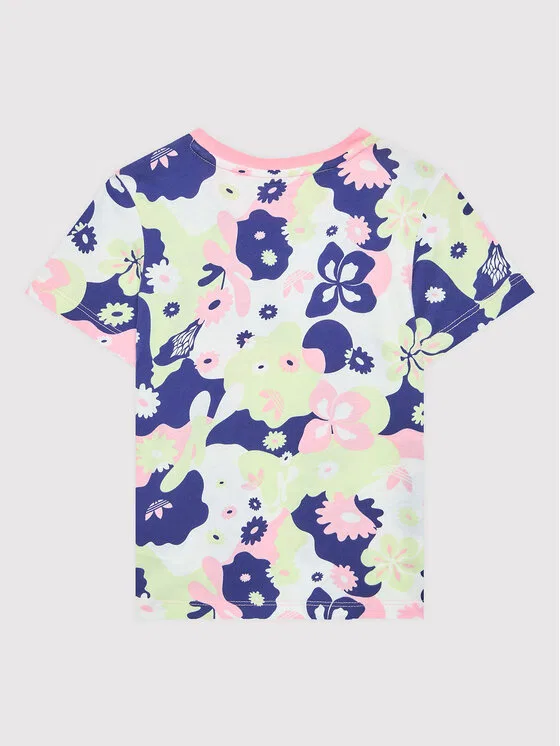 Футболка regular fit Flower Allover Print Adidas, мультиколор — фото 2