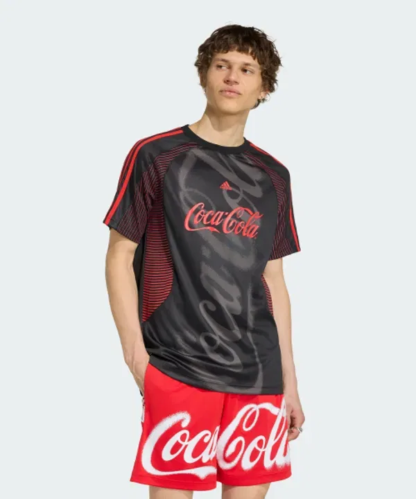 Футболка с принтом Coca-Cola, Teamgeist 26, Adidas, мужская