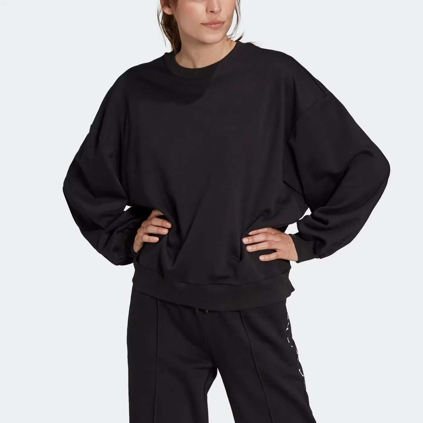 Свитшот с принтом x Karlie Kloss Adidas, черный