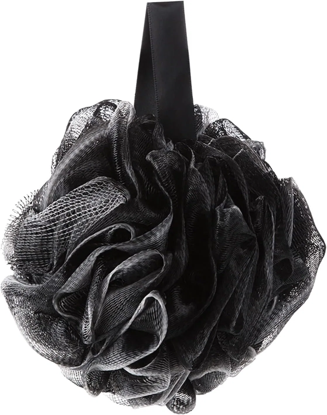 Мочалка для душа, PE, 20 см, Black Generic