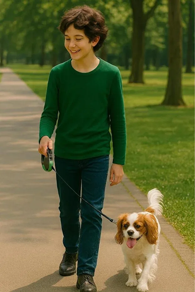 Детская футболка с длинным рукавом хлопковая Nefti Green Cloise, Nefti Green — фото 2