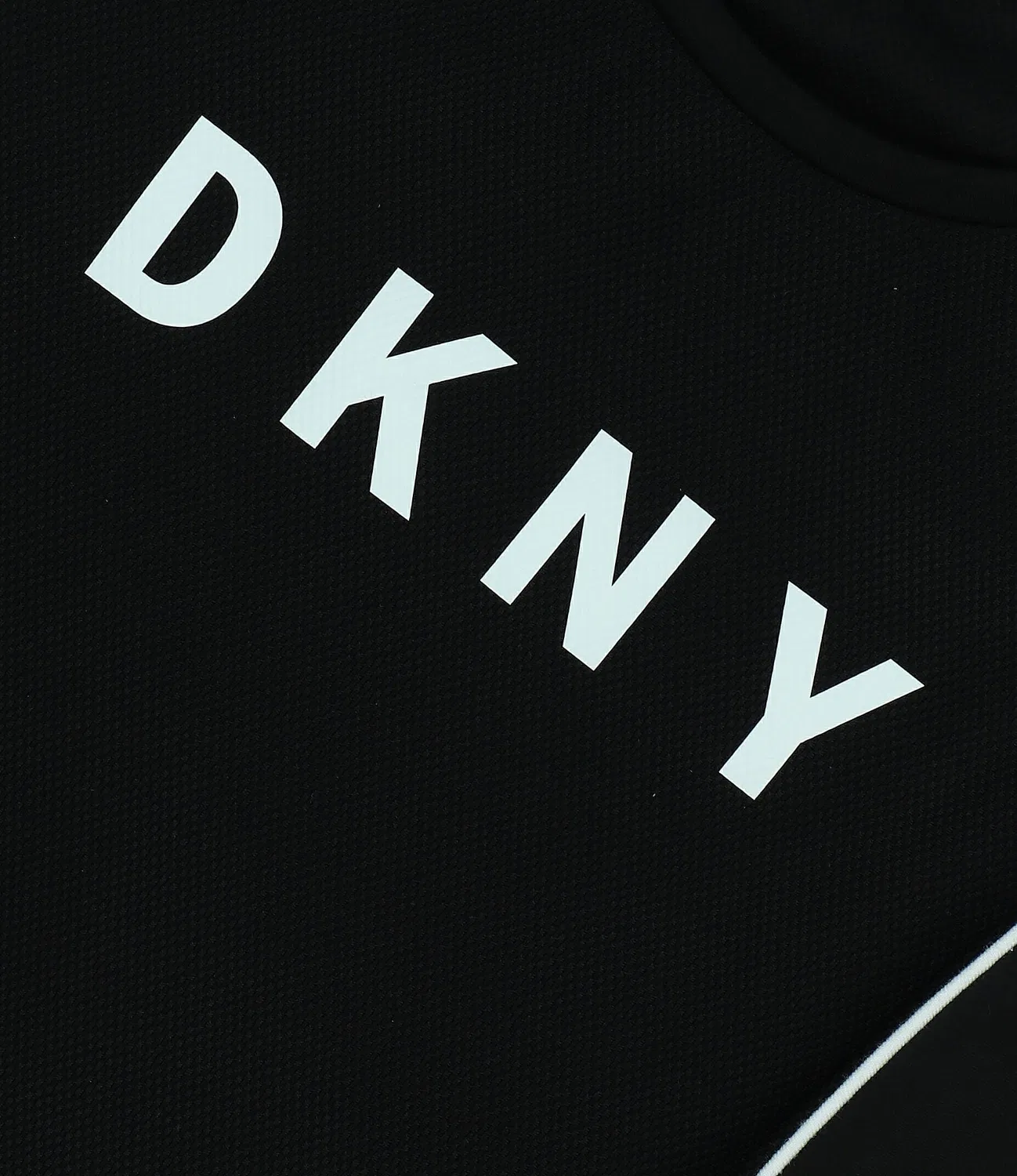 Платье с коротким рукавом Dkny Kids, черный — фото 3